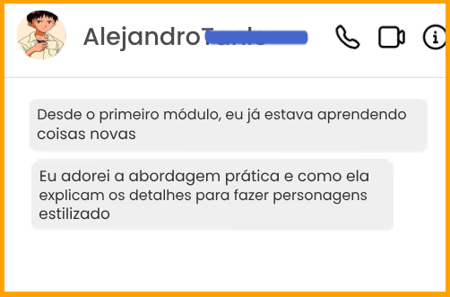 Curso de personagem de anime em 3D